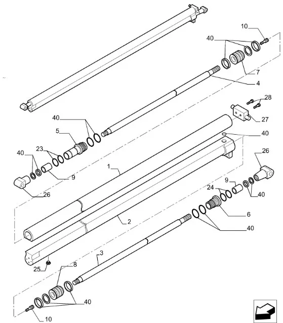 87353704 - гидроцилиндр