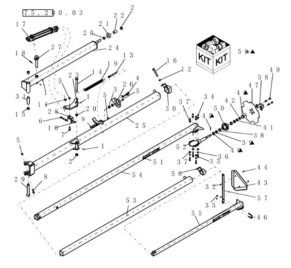 DR-755 - Стрела крана